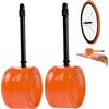 BeVistoso Camera d'aria 700c, 2 pezzi per camera d'aria per bici da strada 700x18-32c TPU leggera resistente alla foratura, per ciclismo su strada unisex adulto, 45mm