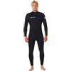 RIP CURL 2026 Uomo Trad 3/2mm Flatlock Back Zip Muta 18EMFS - Black