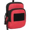 alloneslife Marsupio per viaggi, pendolari e trasporto quotidiano, Rosso, Bellezza di | Due scomparti con cerniera con dettagli in nylon per routine quotidiane, uso esterno, piccoli oggetti e trasporto Grab-and-Go