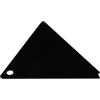 DEEPCRAFF Acrilico Raschietto per Cera Snowboard Nero Triangolare | Tavole da Sci e Snowboard, Rimozione Residui di Cera, Forma, Design Elegante