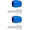Generic Testa di alluminio di Oliving del rilascio per le bici Freni a disco Peso leggero Multiplo Colori Leggero Testa del gomito