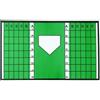 Baoblaze Tappetino da Battuta con Base di Casa | Finitura Resistente All'ura, perficie Antiscivolo, Tappeto da Baseball con Casa Base, per Giardino