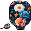 Generic pickleball Racket Case Vintage Florals With Blooms pickleball Paddle Cover | Portable antigraffio Neoprene Paddle Case Per uomini e donne sport Fits Most Rackets