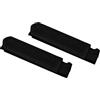 EXCEART Cinghie per Pedali Bici Antiscivolo in Nylon Nero, Set Leggero | Bici da Strada e Mountain Bike, Forte Aderenza, Protezione del Piede, Comode da Indossare