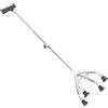GATHINESS Bastoncino da Trekking Regolabile e Smontabile in Acciaio Inox | Design a Gambe, Impugnatura Confortevole in Gomma, per Escursioni e Trekking, Uomo