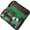 DFMRYUEWS Mini kit da golf da viaggio con tazza da golf e 2 palline | Set da pratica for putter da golf portatile for interni, con borsa for il trasporto, regalo da golf for bambini, adolescenti