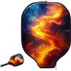 Generic pickleball Covers Fiery Oranges Cosmic Light pickleball Paddle Cover | Universale Impermeabile Copri paddle pickleball Racchetta Per L'uso Esterno Fits Most Rackets sport