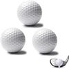 LSYYYYY 3 palline da golf, mini palline da golf, palline da golf, in gomma sintetica, palline da golf ad alte prestazioni, 42 mm, idea regalo per golfisti, palline morbide da allenamento per interni o