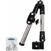 YSHODGU Supporto per ombrello, regolabile a 180° e pieghevole, supporto per bicicletta, passeggino, sedia a rotelle, deambulatore