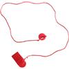 GATHINESS Blocco di Sicurezza per Tapis da Corsa Rosso, Semplice da Usare | Plastica, Piccolo e Facile da Portare, per Attrezzatura da Allenamento, Accessorio con Porcellana Bianca
