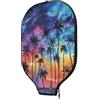 Generic Custodia Per Racchetta Da pickleball Palm Tree pickleball Paddle Cover | con cerniera Universale Neoprene Paddle Cover Per uomini e donne Fits Most Rackets Allenamento