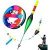 Generic Lenza da pesca portatile, resistente all'usura, leggera, per interni | Pesca sul ghiaccio Bobine di Pesca con Linea Pescatori Principianti | Uomini All'aperto Acqua Salata Acqua Dolce Kayak Lago