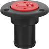 LIFKICH Tappo Serbatoio per Barca Nero in Plastica, Accessorio Marino | Ricambio per Serbatoio Carburante, Uso Nautico, Design Compatto, Finitura Nera, Montaggio Semplice