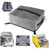 Sjfbebsy Borsa termica per kayak, borsa frigo isolata impermeabile per paddle board con doppia cerniera e maniglia tascabile in rete per la pesca in campeggio
