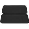 GATHINESS 2 Pezzi Tappetino Ammortizzante Antiscivolo e Cyclette per Tapis | PVC e Silicone, Riduzione Rumore e Protezione Pavimento, Uso Interno Casa e Palestra Domestica