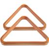 Homoyoyo 2 Pezzi Triangolo Biliardo in Pino Giallo, Struttura Triangolare | Supporto Robusto per Sale Giochi Domestiche e Biliardo Professionale, Accessorio Durevole Forma Pratica