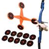 Generic Acciaio al carbonio destinato Spinner Target ispessito, ripristino | Disco di destinazione per esterni Spinner in acciaio al carbonio per esterni, cortile, pendenza della montagna, campo e campo