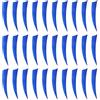 Zerodeko 30 Pezzi Piume per Frecce a 4 Pollici, Blu, Accessorio | Plumage Leggera, per Frecce All'aperto, Migliora Precisione e Stabilità, Stile Semplice e Colorato