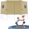 Generic Tenda da sole pieghevole impermeabile con trampolino | Trampolini parasole e tenda da sole per sport all'aperto giardino cortile