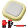 Generico Sacco da Boxe a Parete Gonfiabile Morbido Portatile Antiscivolo a Muro | Set Allenamento Boxe Bersaglio per Adulti Per Palestra Domestica, Ufficio, Seminterrato, Camera, Sala Giochi, Studio, Dormi