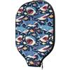 Generic Copri Paddle pickleball Racchetta Shark pickleball Paddle Cover | Impermeabile con cerniera Custodia per racchetta da pickleball Per uomini e donne L'uso Esterno sport