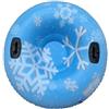 DEEPCRAFF Tubo Gonfiabile per Sci in PVC Blu, Slittino Robusto | Sport Invernali All'aperto e Snow Tubing, Spesso, Portatile, Pieghevole, Alta Resistenza All'usura