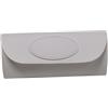 ZMdooreasy Custodia compatta per freccette, 15,5 cm, colore grigio (bianco) | Per pelle PU di alta qualità, superficie resistente all'usura, per una sensazione morbida al tatto, protezione antigraffio