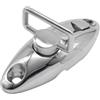 VXDEFP Cerniera Girevole for Montaggio Superiore Regolabile a 180° e 360° con Cuscinetto in Gomma, Perno a sgancio rapido, Accessori for Barche in Acciaio Inossidabile 316 Yacht in Mare Aperto