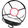 Cabilock Rete da Allenamento per Golf, Rete da Scheggiatura Nera Portatile | Nylon e Fibra, Ausilio Leggero per Esercizi All'aperto e Giochi, Migliora la Precisione
