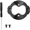 QuivyLivy Inserto adattatore per montaggio su computer in lega di alluminio per bici | Design leggero, vestibilità sicura, include viti e cacciavite per Garmin 540/840/1050