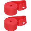 QUARKZMAN 2 Pezzi Fascia Per Cerchione Bici Per Pneumatici 27.5 TPU Rosso | Antiforatura, Protezione Piatta, Per Camera D'Aria Bici Da Strada E Mountain Bike