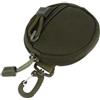 Gadpiparty Marsupio Portaoggetti da Cintura per Campeggio e Viaggio | per USB e Piccoli Oggetti, Poliestere e Plastica, Interno Antigraffio Tasche, Verde Cilindrico