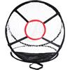 ULTECHNOVO Rete da Allenamento per Golf Portatile Nera, Nylon e Fibra | Giochi Indoor, Migliora la Precisione, Rete da Scheggiatura, Ausili per Pratica Golf
