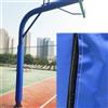 Generic Protezione per pali da basket da esterni, diametro 10 cm, imbottitura blu per pali rotondi (60-180 cm), ideale per campi da basket, ammortizzazione di sicurezza resistente alle intemperie.