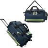 Generic Borsa per kit di primo soccorso, borsa per forniture mediche con carrello staccabile per riporre le emergenze, escursionismo, campeggio, viaggi, 66 cm, Blu, 66cm