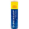 Dunlop Sports Dunlop Palline da padel Fort Padel, 4 palline (3+1) | Approvata FIP | Nucleo padel | Feltro sintetico premium | Rimbalzo extra | Prestazioni per torneo e club