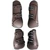 predolo 4 Pezzi Stinchiere per | Cinghie Elastiche Regolabili, Stinchi per Tendini Cavalli, Stivali Le Zampe del, Salto Ostacoli, XL