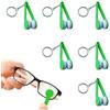 Dgayaeic Strumento detergente per occhiali, utensile per pulizie di occhiali 6 pezzi | Accessori di bicchieri portatili Strumento di pulizia morbida per viaggi e oc
