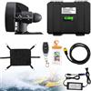 CUTANGELAR Propulsore Subacqueo Per SUP, Elica Elettrica Per Tavola Da Surf E Paddle | Motore 12V 216W/288W, Spinta Massima 881,8 Libbre (400 Kg), Lega Di Rame E Nylon, Peso Ridotto Di 6,7 Libbre