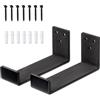 Aumotop Supporto da Parete per Surfboard in Alluminio con Schiuma Morbida | Design robusto, include l\'hardware necessario per il trasporto della bicicletta