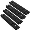 Ciieeo 4 Pezzi Gancio Sedile per Kayak in PVC Nero, Installazione Rapida | Canoe e Gommoni, Resistente Agli Agenti Atmosferici, Antiscivolo, Adatto ad Attività Acquatiche e Avventure All'aperto