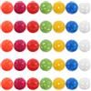 Sosoport 35 Pezzi Palline da Allenamento per Golf 42mm in Plastica, 26 Fori | Gioco Indoor, Leggere e Atossiche, per Putting e Pratica Versatile in Casa, per Famiglie