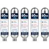 Generic EQUIT ARE: Pack 5 cartucce CO₂ 60CC 45g per gilet Airbag da equitazione (HitAir,...)