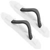 SUPVOX 2 Pezzi Maniglia Ergonomica per Kayak e Paddle Board, Bianco | Neoprene e Pvc, Impugnatura Sagomata Texture Antiscivolo, Installazione Rapida, Cuciture Rinforzate