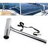 Vibsky Porta canna da pesca rivestito in PVC resistente ai graffi | Adatto per yacht e barche, configurazione per pesca a traina, per pesca in acque profonde, supporto sicuro