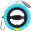 Todikaper Mulinello per acqua salata 40# nylon Line Grouper Ready (A-16 cm) | Dimensioni compatte da 16 cm, corpo in ABS leggero, finitura blu, ideale per riporre barche, facile presa