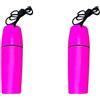 Nlinlin 2 contenitori rosa impermeabili con cordino - scatola galleggiante per kayak, canoa, barca, immersioni e snorkeling - custodia in plastica a tenuta stagna con gancio e guarnizione O-Ring per attività