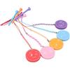 TOPINCN Tee da Golf da 3 1/4 Pollici con Corda Antismarrimento e Magnete | Resistente agli urti, durevole, design multicolore, materiali in schiuma EVA