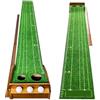 GHIJZQVNKLC Set da allenamento portatile for putter con tappetino rimovibile | Include tappetino + tazza + bandiera, design ad incastro, custodia for il trasporto, casa/ufficio/viaggio