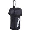 MAGICLULU Borsa Vita per Palline da Golf, Compatta, in Poliestere Nero | Può Contenere 3 Palline, Comoda da Portare, per Casa e Centro Commerciale